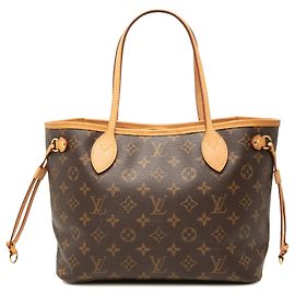 Louis Vuitton Monogram Neverfull PM Tragetasche Braun