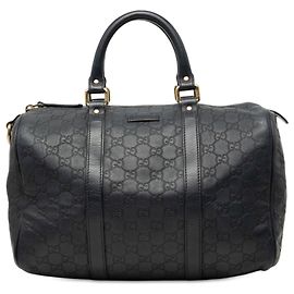 Borsa Boston Gucci Joy Medium Guccissima Blu