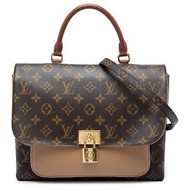Louis Vuitton Monogram Marignan Satchel Tasche Braun