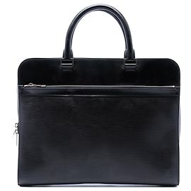 Louis Vuitton Epi Bassano GM Business Tasche Schwarz