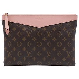 Pochette Daily Clutch Louis Vuitton Monogram Marron