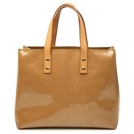  mala Louis Vuitton Monogram Vernis Reade PM Castanha