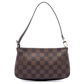 Borsa a Spalla Louis Vuitton Damier Ebene Navona Marrone