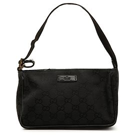 Borsa Gucci GG Canvas nera