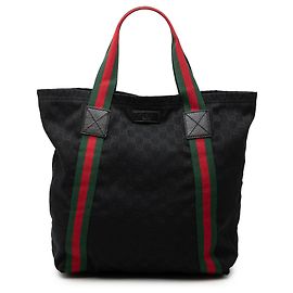 Tote Gucci GG Canvas Web Nera