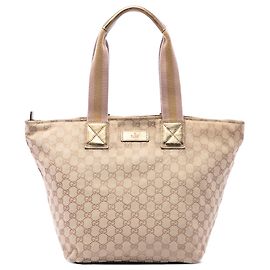 Bolso Tote Gucci GG Canvas Web Beige