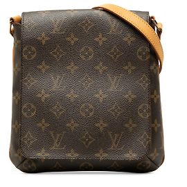 Louis Vuitton Monogram Musette Salsa PM Umhängetasche Braun mit langem Riemen