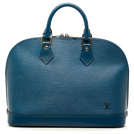 Louis Vuitton Epi Alma PM Handtasche Blau