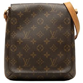Brown Louis Vuitton Monogram Musette Salsa PM Short Strap Shoulder Bag