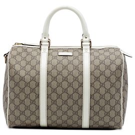 Borsa Boston Gucci Joy Medium GG Supreme Beige