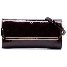 Bolsa de Ombro Louis Vuitton Monogram Vernis Rossmore MM Purple