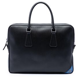 Mala de negócios Prada Saffiano preta