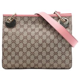 Sac crossbody Gucci GG Canvas Eclipse rose