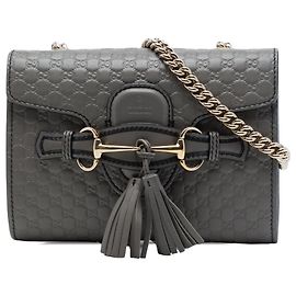 Bandolera Gucci Mini Microguccissima Emily Gris