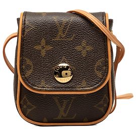 Borsa a tracolla Louis Vuitton Monogram Pochette Cancun Marrone
