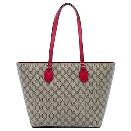 Tote Bag Zip Gucci Medium GG Supreme Linea A Beige