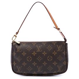 Brown Louis Vuitton Monogram Pochette Accessoires Shoulder Bag