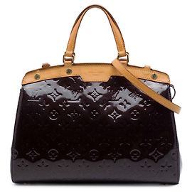 Louis Vuitton Monogram Vernis Brea PM Satchel Lila