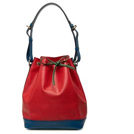 Borsa a secchiello Louis Vuitton Epi Tricolor Noe GM rossa