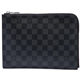 Borsa a pochette Louis Vuitton Damier Graphite Pochette Jour PM nera