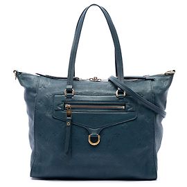Louis Vuitton Monogram Empreinte Lumineuse PM Satchel Tasche Blau