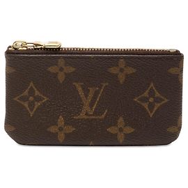 Brown Louis Vuitton Monogram Key Pouch