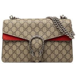 Borsa a tracolla Gucci Dionysus Medium GG Supreme Rossa