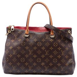 Louis Vuitton Monogram Pallas MM Satchel Tasche Braun