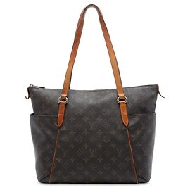 Louis Vuitton Monogram Totally MM Tote Bag Braun