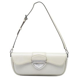 Bolso de hombro Louis Vuitton Epi Pochette Montaigne Blanco
