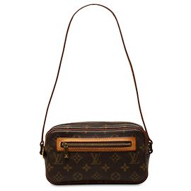 Borsa a tracolla Louis Vuitton Monogram Pochette Cite Marrone