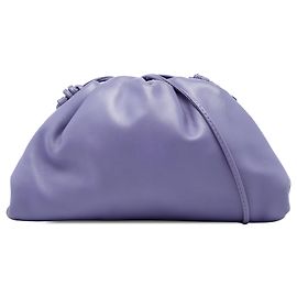 Bottega Veneta The Mini Pouch Crossbody in nappa viola