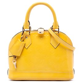 Bolso Louis Vuitton Monogram Vernis Alma BB Amarillo