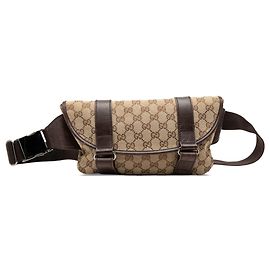 Borsa cintura Gucci GG Canvas Beige