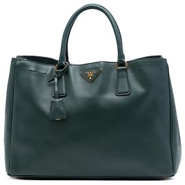 Grand sac cabas Prada Large Saffiano Lux Gardeners Vert