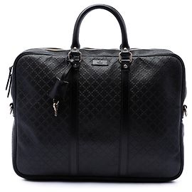 Borsa business Gucci Diamante in vitello nero