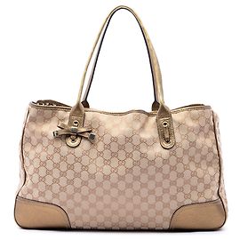 Borsa Tote Gucci GG Canvas Princy Beige