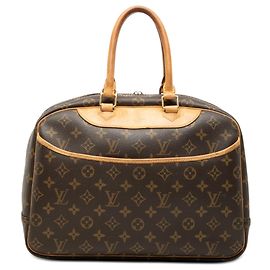 Borsa a mano Louis Vuitton Monogram Deauville Marrone