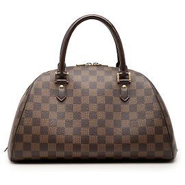 Louis Vuitton Damier Ebene Ribera MM Handtasche Braun