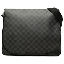 Black Louis Vuitton Damier Graphite Daniel GM Crossbody Bag