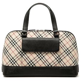 Bolsa Burberry Nova Check Canvas Bege