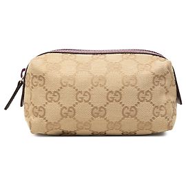 Necessaire Gucci GG Canvas Bege