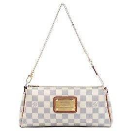 Bolsa Louis Vuitton Damier Azur Eva Satchel Branca