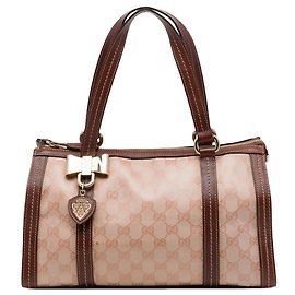 Gucci GG Crystal Duchessa Handtasche Braun
