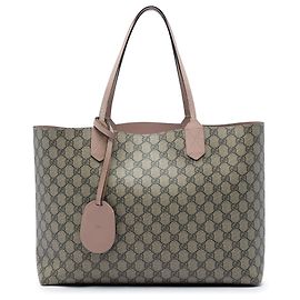 Borsa Tote Reversibile Gucci Medium GG Supreme Beige