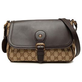 Borsa a tracolla Gucci GG Canvas Sukey Beige
