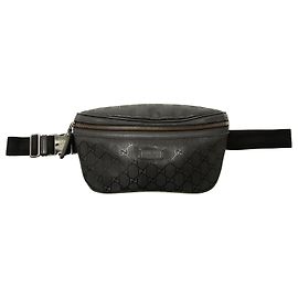Borsello cintura Gucci GG Stampato Nero