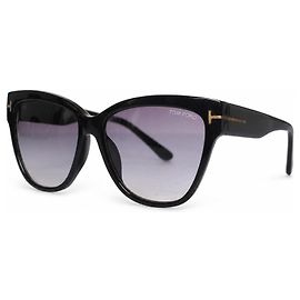 Tom Ford, TF0547 Sonnenbrille in Schwarz