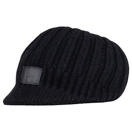 Autre Marque Gorro de punto Dior Homme con parche de logotipo de piel y visera