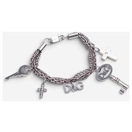 Pulseira de múltiplos pingentes Dolce & Gabbana anos 2000